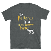 German Wirehaired Pointer T shirt -  Patronus Unisex T-shirt