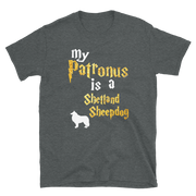 Shetland Sheepdog T shirt -  Patronus Unisex T-shirt