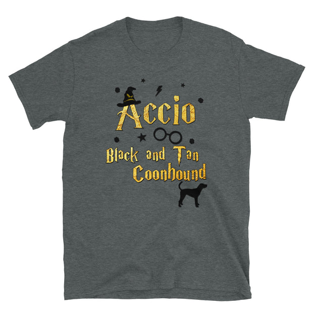 Accio Black and Tan Coonhound T Shirt - Unisex