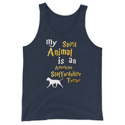 American Staffordshire Terrier Tank Top -  Spirit Animal Unisex