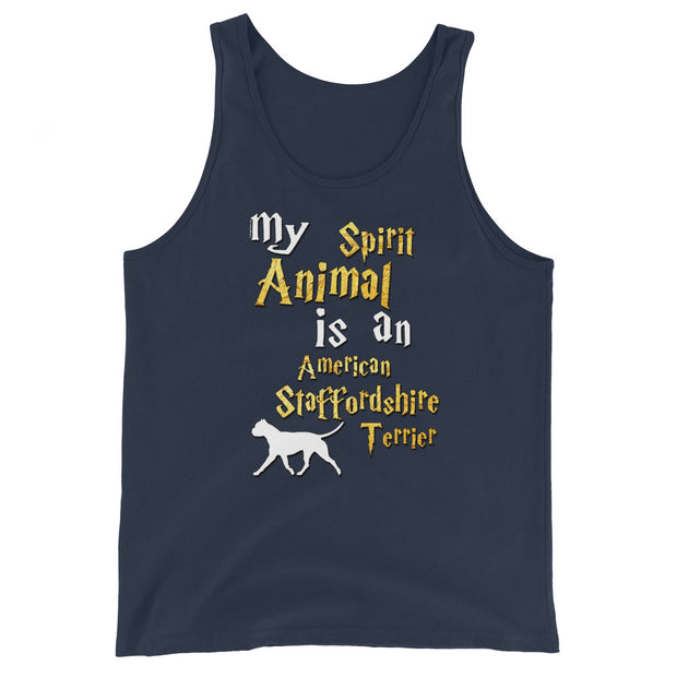 American Staffordshire Terrier Tank Top -  Spirit Animal Unisex
