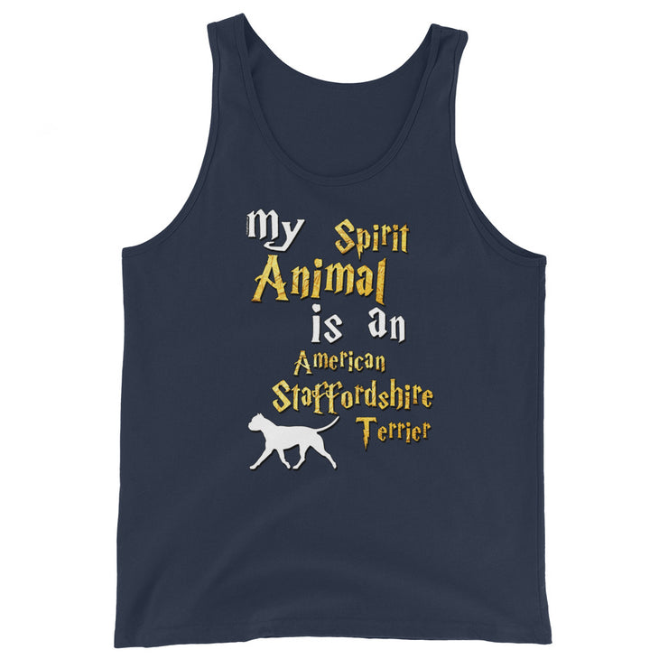American Staffordshire Terrier Tank Top -  Spirit Animal Unisex