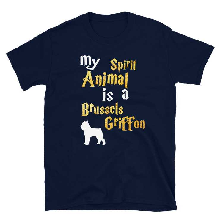 Brussels Griffon T shirt -  Spirit Animal Unisex T-shirt