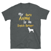 English Springer T shirt -  Spirit Animal Unisex T-shirt