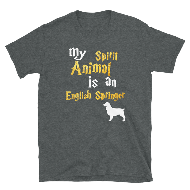 English Springer T shirt -  Spirit Animal Unisex T-shirt