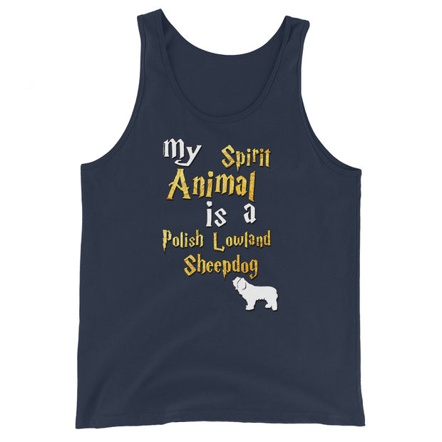 Polish Lowland Sheepdog Tank Top -  Spirit Animal Unisex