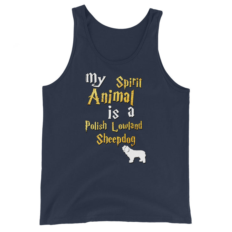 Polish Lowland Sheepdog Tank Top -  Spirit Animal Unisex