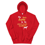 American English Coonhound Hoodie -  Spirit Animal Unisex Hoodie