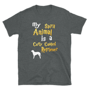Curly Coated Retriever T shirt -  Spirit Animal Unisex T-shirt