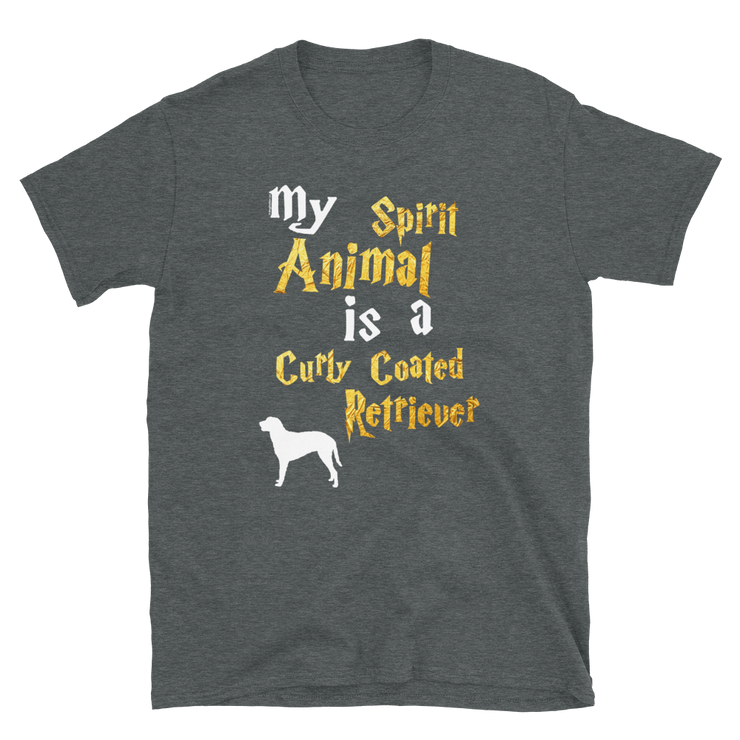 Curly Coated Retriever T shirt -  Spirit Animal Unisex T-shirt