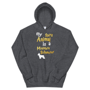 Miniature Schnauzer Hoodie -  Spirit Animal Unisex Hoodie