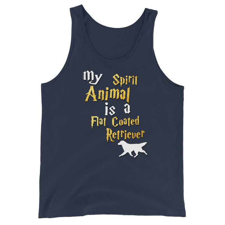 Flat Coated Retriever Tank Top -  Spirit Animal Unisex