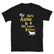 Flat Coated Retriever T shirt -  Spirit Animal Unisex T-shirt