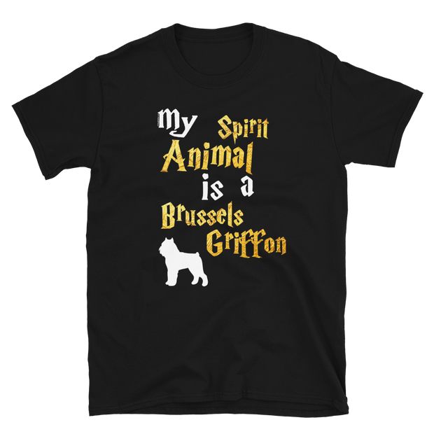 Brussels Griffon T shirt -  Spirit Animal Unisex T-shirt