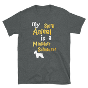 Miniature Schnauzer T shirt -  Spirit Animal Unisex T-shirt