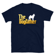 Norwegian Elkhound Dogfather Unisex T Shirt