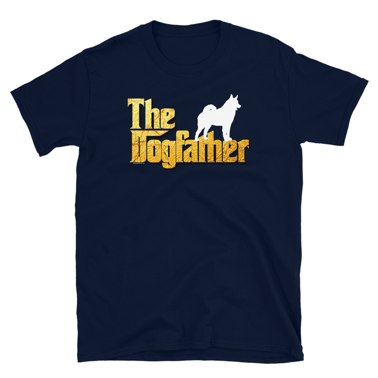 Norwegian Elkhound Dogfather Unisex T Shirt