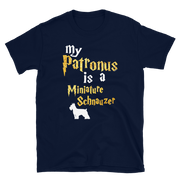 Miniature Schnauzer T shirt -  Patronus Unisex T-shirt