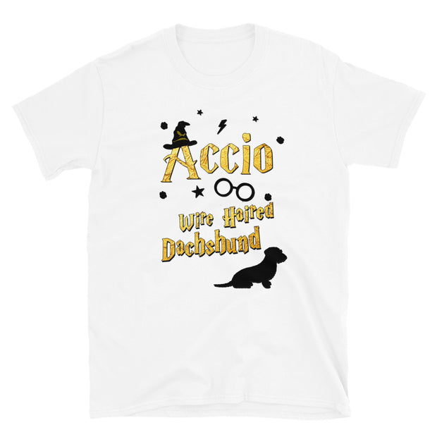 Accio Wire Haired Dachshund T Shirt - Unisex