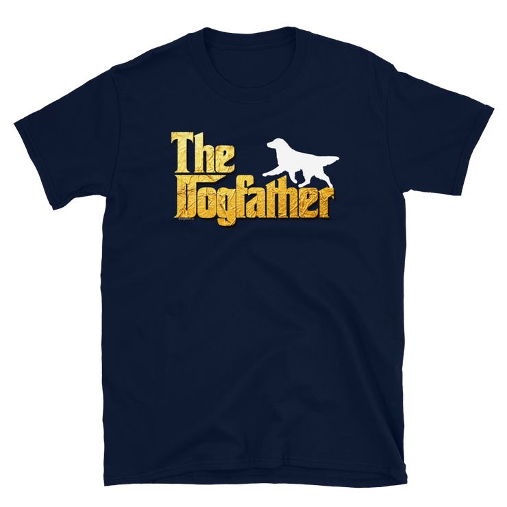 Flat Coated Retriever Dogfather Unisex T Shirt