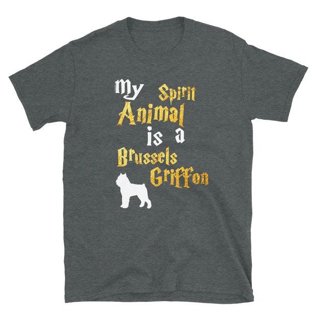 Brussels Griffon T shirt -  Spirit Animal Unisex T-shirt