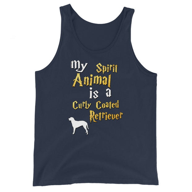 Curly Coated Retriever Tank Top -  Spirit Animal Unisex
