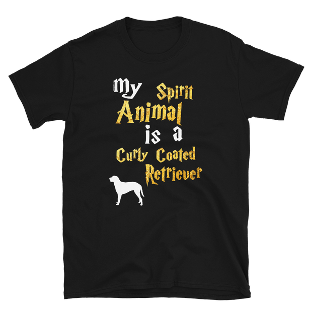 Curly Coated Retriever T shirt -  Spirit Animal Unisex T-shirt