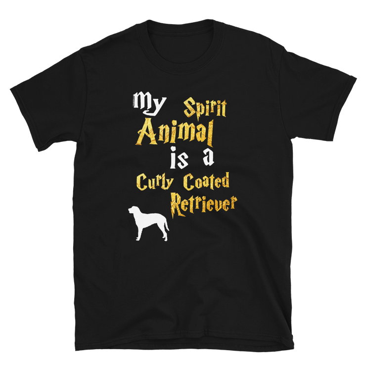 Curly Coated Retriever T shirt -  Spirit Animal Unisex T-shirt