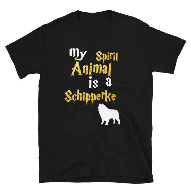 Schipperke T shirt -  Spirit Animal Unisex T-shirt