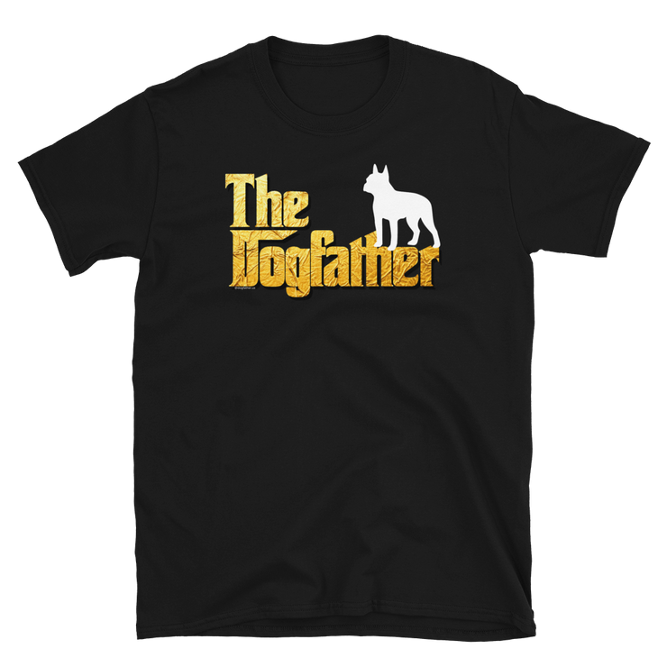 Boston Terrier Dogfather Unisex T Shirt
