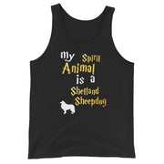 Shetland Sheepdog Tank Top -  Spirit Animal Unisex