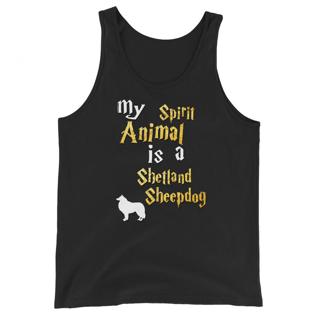 Shetland Sheepdog Tank Top -  Spirit Animal Unisex