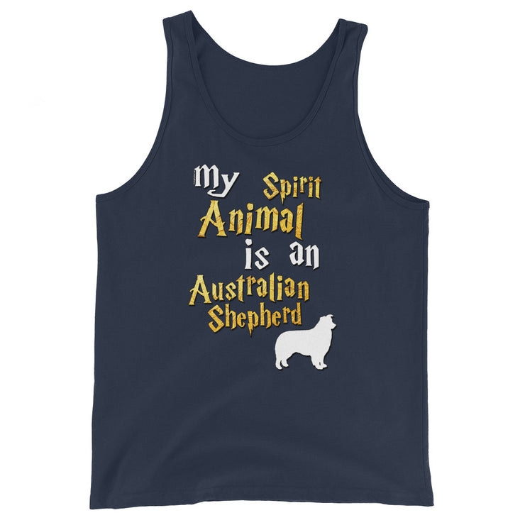 Australian Shepherd Dog Tank Top -  Spirit Animal Unisex