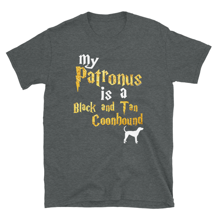 Black and Tan Coonhound T shirt -  Patronus Unisex T-shirt