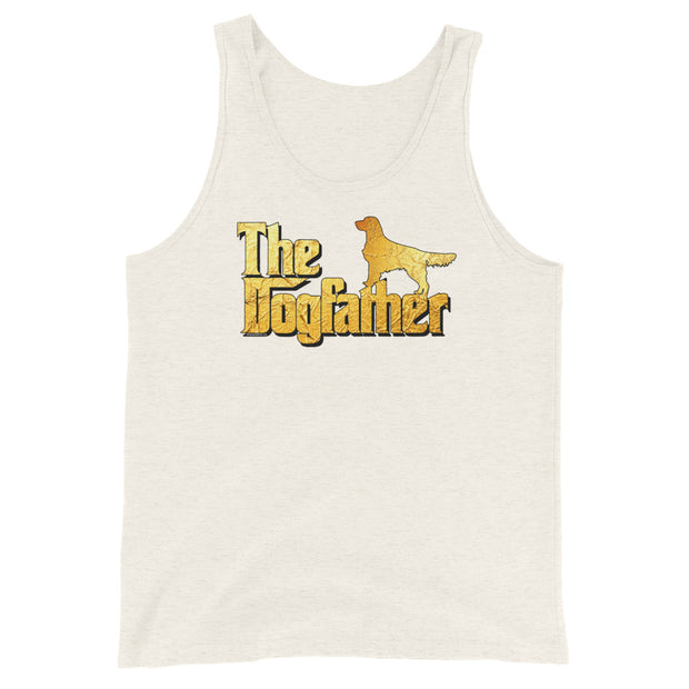 Golden Retriever Tank Top - Dogfather Tank Top Unisex