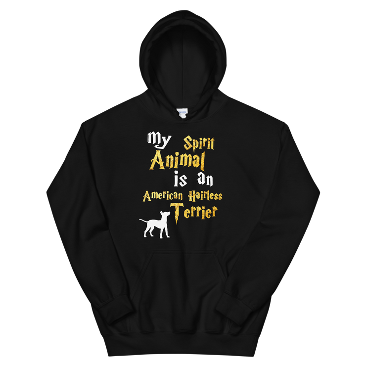 American Hairless Terrier Hoodie -  Spirit Animal Unisex Hoodie