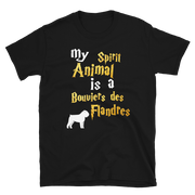 Bouviers des Flandres T shirt -  Spirit Animal Unisex T-shirt