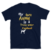 Treeing Walker Coonhound T shirt -  Spirit Animal Unisex T-shirt