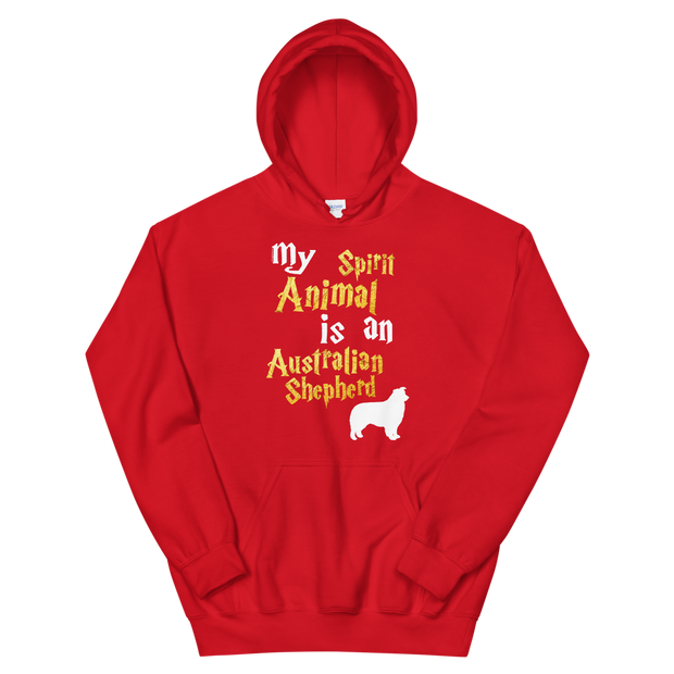Australian Shepherd Dog Hoodie -  Spirit Animal Unisex Hoodie