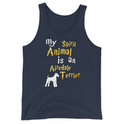 Airedale Terrier Tank Top -  Spirit Animal Unisex
