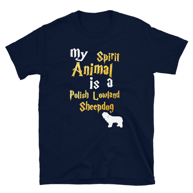 Polish Lowland Sheepdog T shirt -  Spirit Animal Unisex T-shirt