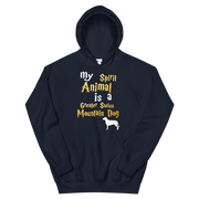Greater Swiss Mountain Dog Hoodie -  Spirit Animal Unisex Hoodie
