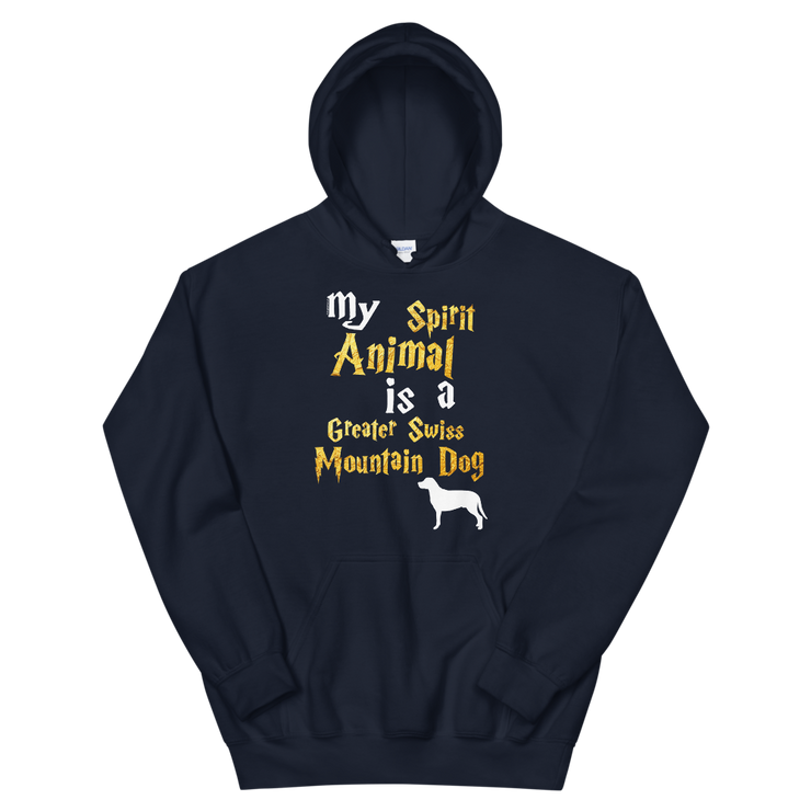Greater Swiss Mountain Dog Hoodie -  Spirit Animal Unisex Hoodie