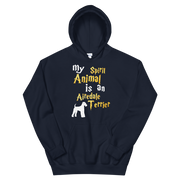 Airedale Terrier Hoodie -  Spirit Animal Unisex Hoodie