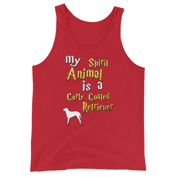 Curly Coated Retriever Tank Top -  Spirit Animal Unisex