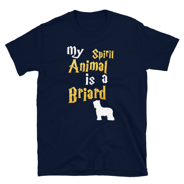 Briard T shirt -  Spirit Animal Unisex T-shirt
