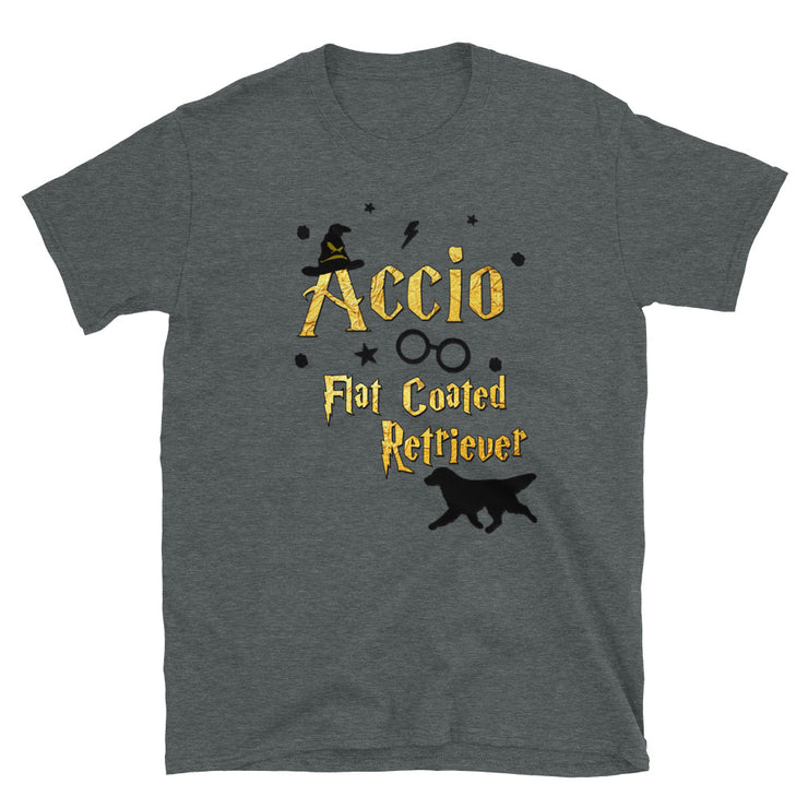 Accio Flat Coated Retriever T Shirt - Unisex