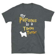 Tibetan Terrier T shirt -  Patronus Unisex T-shirt
