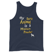 Miniature Pinscher Tank Top -  Spirit Animal Unisex