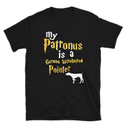 German Wirehaired Pointer T shirt -  Patronus Unisex T-shirt